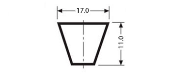 17 b - Клиновые ремни — POWERSPAN CL