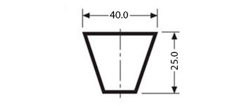 40 e - Клиновые ремни — V